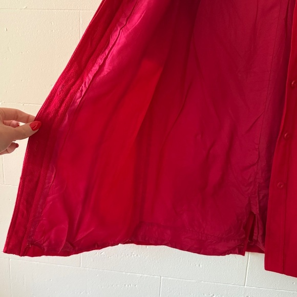Vintage Red Wool Jacket - Picture 13 of 13